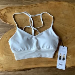 Alo Yoga Ivory XS Lavish Bra NWT